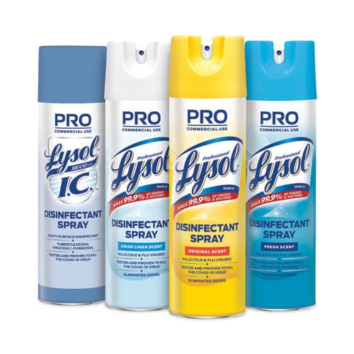 Professional LYSOL Brand Disinfectant Spray Crisp Linen 19 Oz Aerosol Spray - School Supplies - Professional LYSOL® Brand