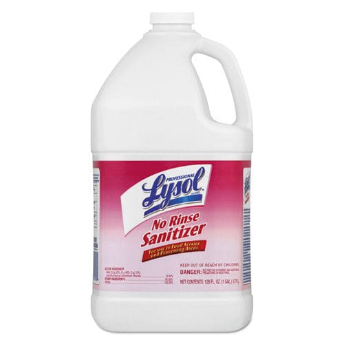 Professional LYSOL Brand No Rinse Sanitizer Concentrate 1 Gal Bottle 4/carton - School Supplies - Professional LYSOL® Brand
