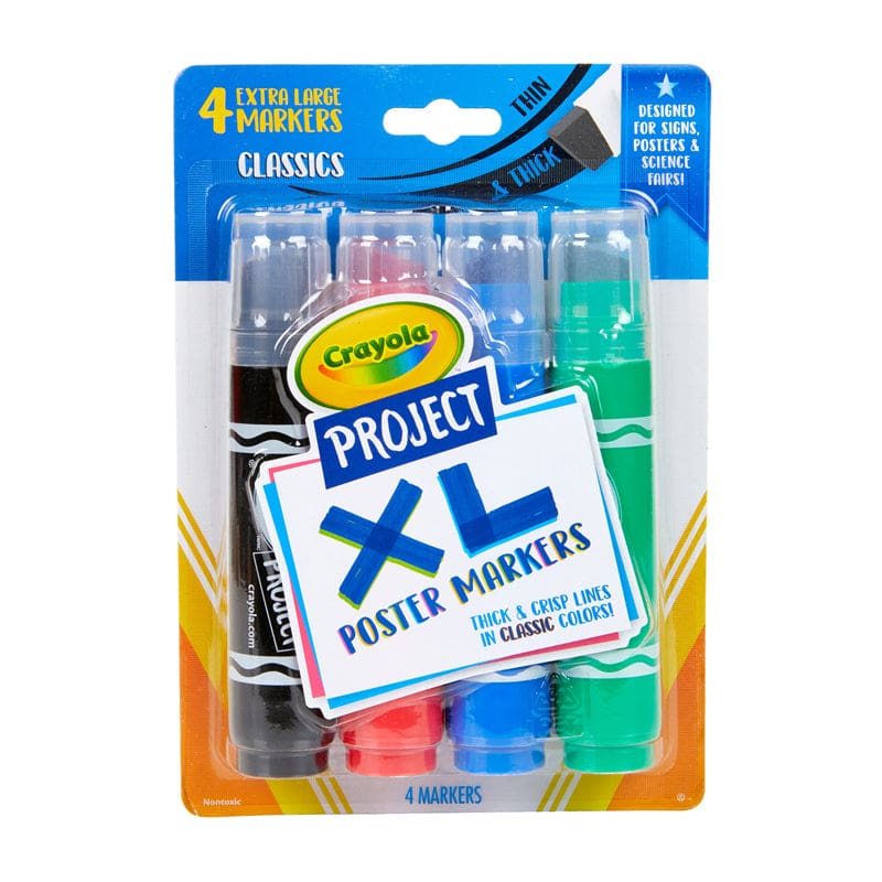 Project 4Ct Xl Markers Classic (Pack of 6) - Markers - Crayola LLC