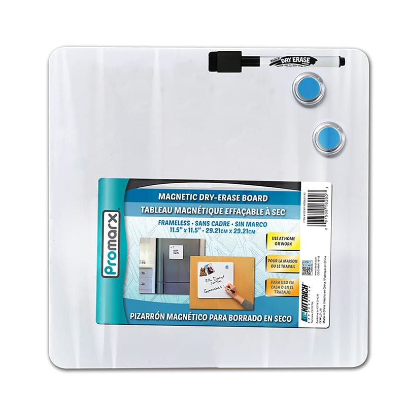 Promarx Magnetic Dry Erase Board With Marker And 2 Magnets (Pack of 8) - Dry Erase Boards - Kittrich Corporation