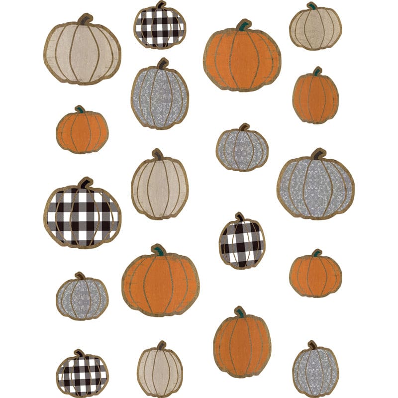 Pumpkins Accents Assorted Sizes Home Sweet Classroom (Pack of 6) - Accents - Teacher Created Resources