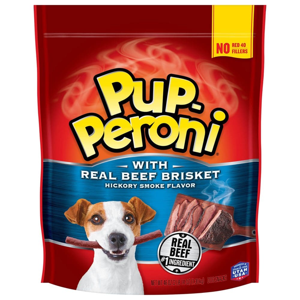 Pup-Peroni Dog Treats with Real Beef Brisket Hickory Smoked Flavor (46 oz.) - Dog Food & Treats - Pup-Peroni Dog