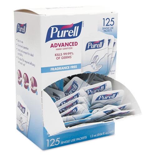 PURELL Single Use Advanced Gel Hand Sanitizer 1.2 Ml Packet Fragrance-free 2,000/carton - Janitorial & Sanitation - PURELL®