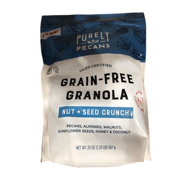 Purely Pecans Grain-Free Granola, Nut + Seed Crunch, 20 oz - ShelHealth.Com