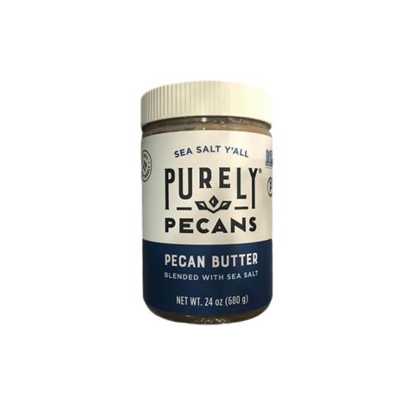 Purely Pecans Pecan Butter Blended With Sea Salt, 24 oz - ShelHealth.Com