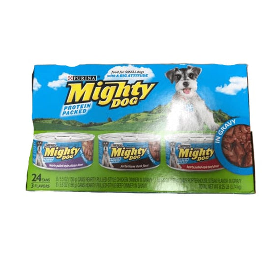 Purina Mighty Dog Dog Food Variety Pack, 24 ct./5.5 oz. - ShelHealth.Com