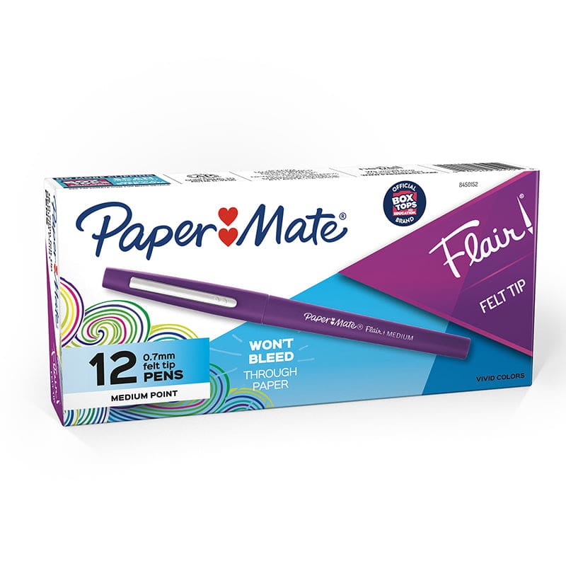 Purple Medium Paper Mate Flair Pen (Pack of 12) - Pens - Sanford L.p.