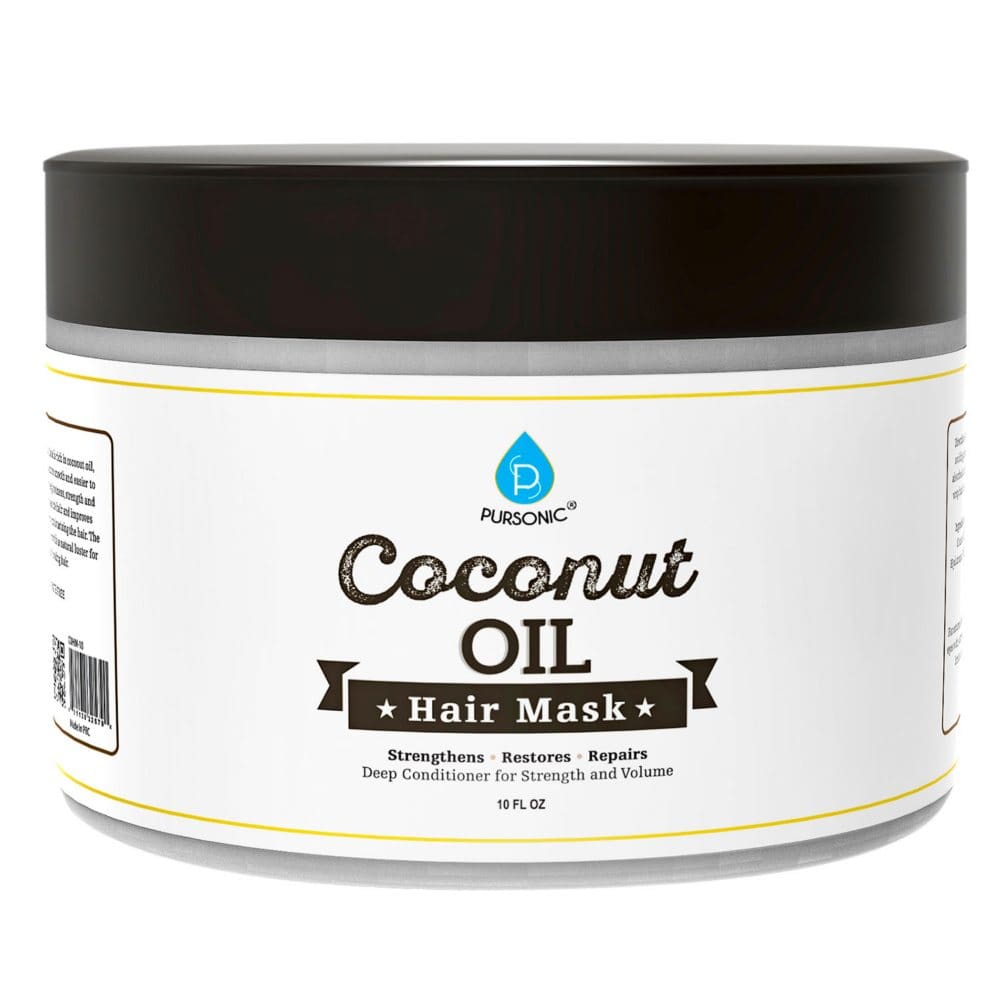 Pursonic Coconut Oil Hair Mask (10 oz.) - Hair Treatments - Pursonic Coconut