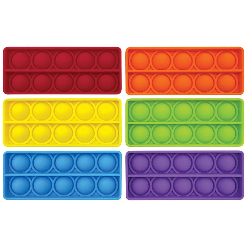 Push And Pop Bubble Ten Frame (Pack of 6) - Base Ten - Teacher Created Resources