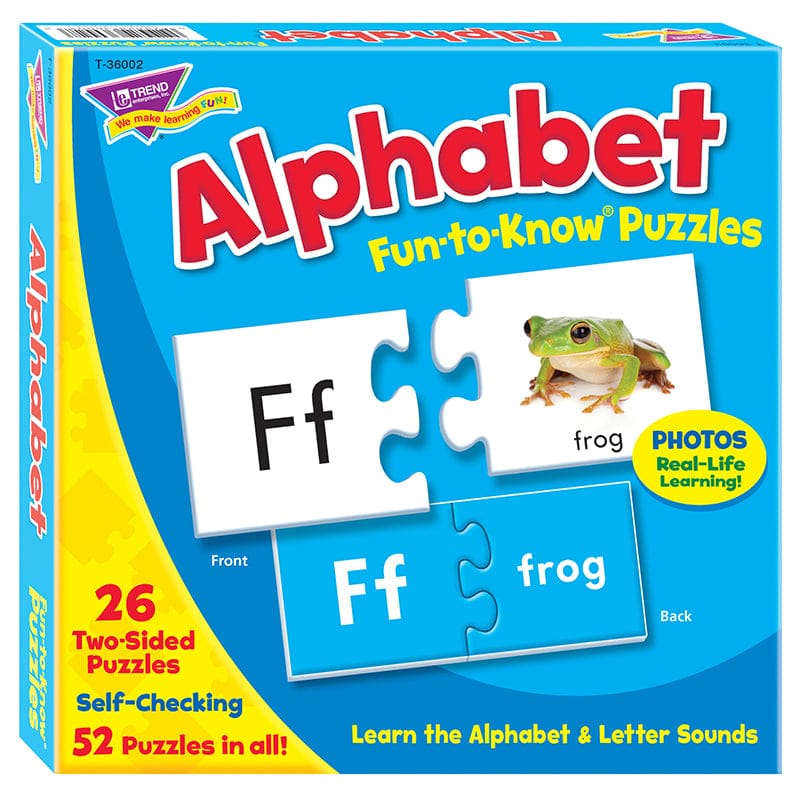 Puzzle Alphabet (Pack of 3) - Alphabet Puzzles - Trend Enterprises Inc.