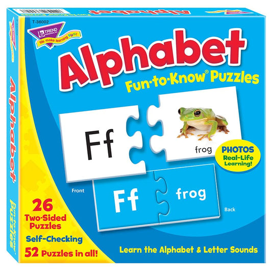 Puzzle Alphabet (Pack of 3) - Alphabet Puzzles - Trend Enterprises Inc.