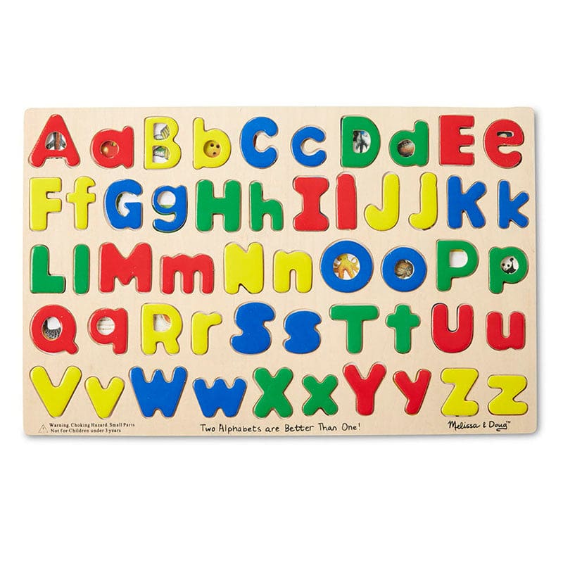 Puzzle Upper & Lowercase Alphabet - Alphabet Puzzles - Melissa & Doug