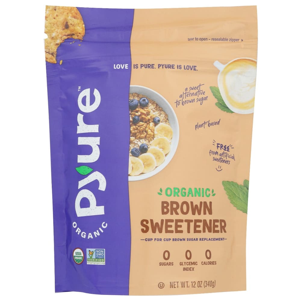PYURE: Organic Brown Sweetener, 12 oz | ShelHealth