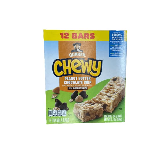Quaker Quaker Chewy Granola Bars, Multiple Choice Flavor, 12 Pack, 10.1 oz