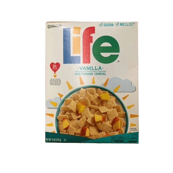 Quaker Life Vanilla Multigrain Cereal, 13 oz - ShelHealth.Com