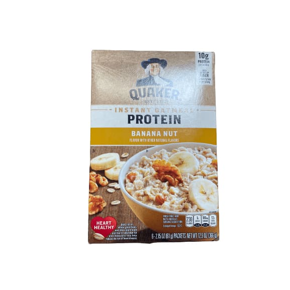 Quaker Quaker Select Starts Protein Instant Oatmeal, Multiple Choice Flavor, 2.15 Oz x  6 Count