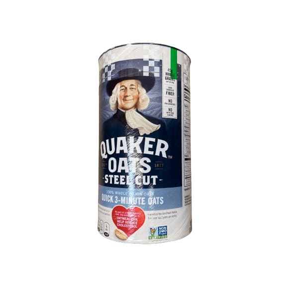 Quaker Quaker Steel Cut Quick 3-Minute Oats, 25 oz