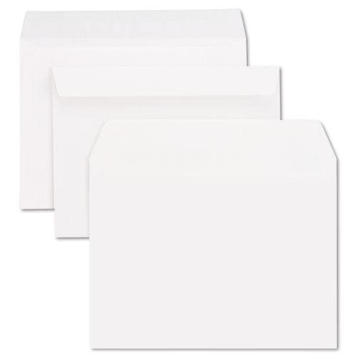 Quality Park Open-side Booklet Envelope #10 1/2 Cheese Blade Flap Redi-strip Adhesive Closure 9 X 12 White 100/box - Office - Quality Park™