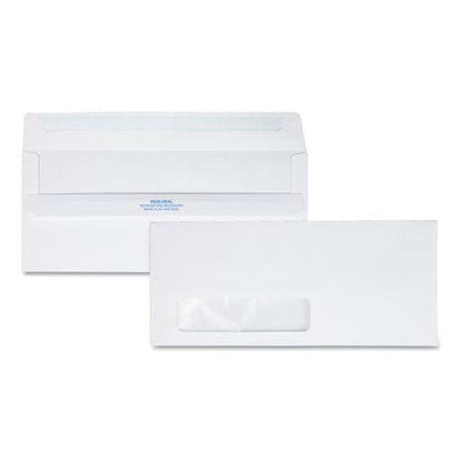 Quality Park Redi-seal Envelope Address Window #10 Commercial Flap Redi-seal Adhesive Closure 4.13 X 9.5 White 500/box - Office - Quality