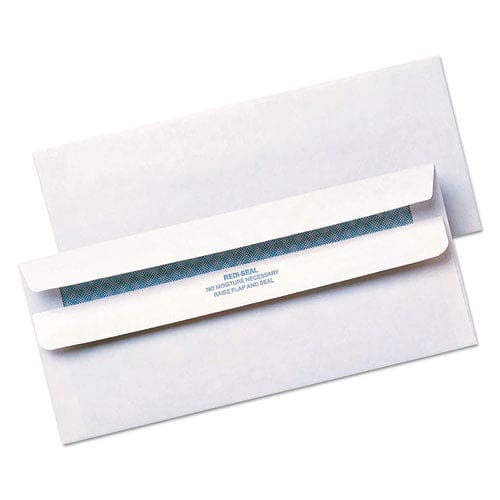 Quality Park Redi-seal Envelope Address Window #10 Commercial Flap Redi-seal Adhesive Closure 4.13 X 9.5 White 500/box - Office - Quality