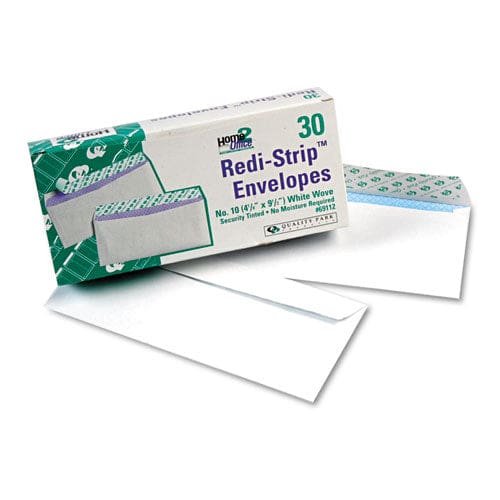 Quality Park Redi-strip Security Tinted Envelope Address Window #10 Commercial Flap Redi-strip Closure 4.13 X 9.5 White 500/box - Office -