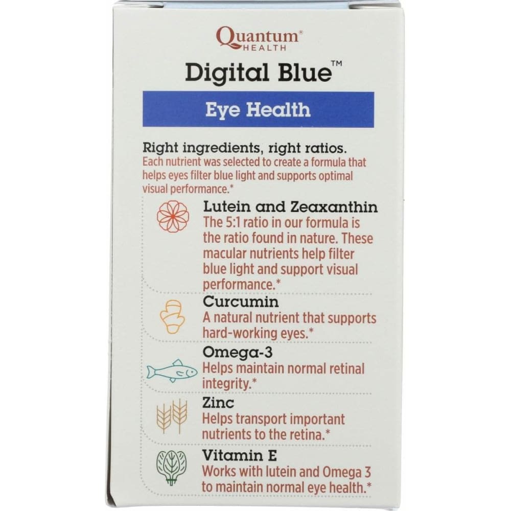 QUANTUM HEALTH Quantum Digital Blue Eye Health, 60 Sg