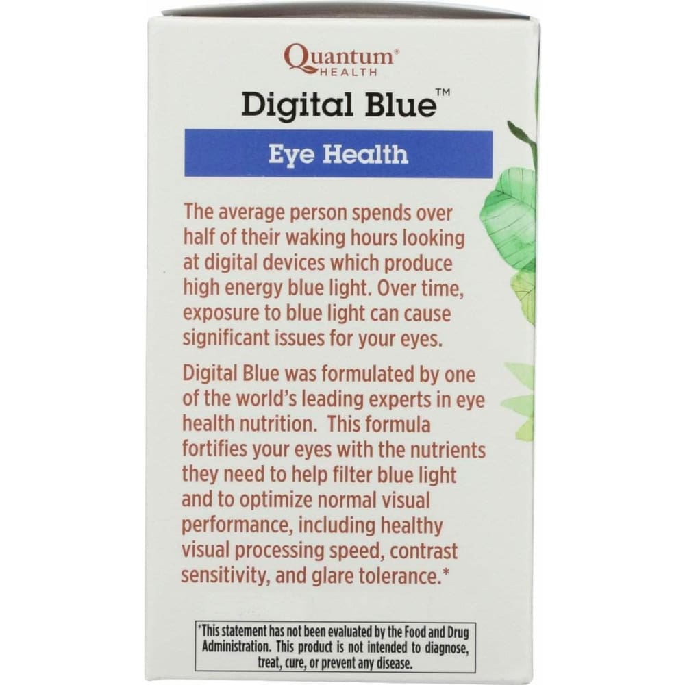 QUANTUM HEALTH Quantum Digital Blue Eye Health, 60 Sg