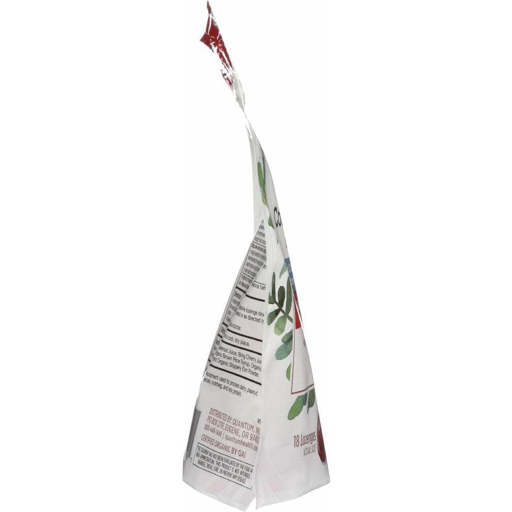 Quantum Health Quantum Lozenges Cough Relief Cherry Organic, 18 ea