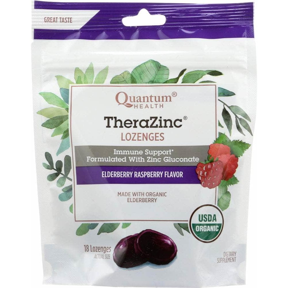 Therazinc Quantum Lozenges TheraZinc Elderberry Organic, 18 ea