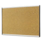 Quartet Arc Frame Cubicle Cork Board 30 X 18 Natural Surface Silver Aluminum Frame - School Supplies - Quartet®