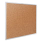 Quartet Classic Series Cork Bulletin Board 24 X 18 Natural Surface Silver Aluminum Frame - School Supplies - Quartet®