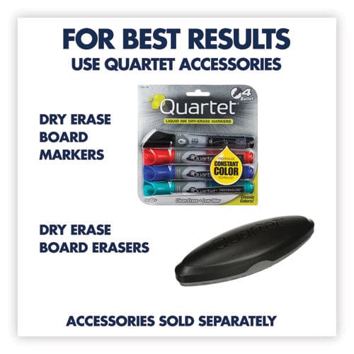 Quartet Classic Series Total Erase Dry Erase Boards 36 X 24 White Surface Black Aluminum Frame - School Supplies - Quartet®