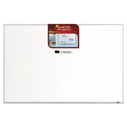 Quartet Dry Erase Board 36 X 24 Melamine White Surface Silver Aluminum Frame - School Supplies - Quartet®