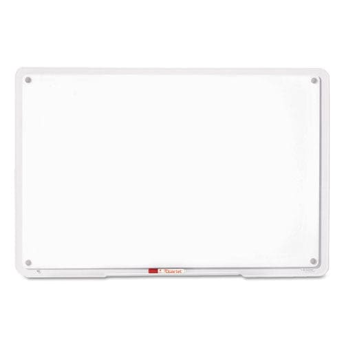 Quartet Iq Total Erase Translucent-edge Board 11 X 7 White Surface Clear Plastic Frame - School Supplies - Quartet®