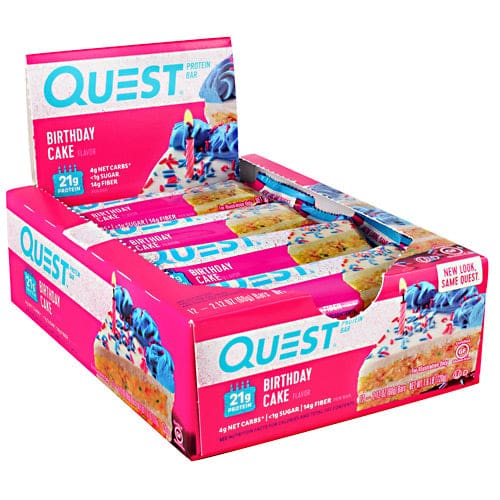 Quest Nutrition Quest Protein Bar Birthday Cake 12 ea - Quest Nutrition