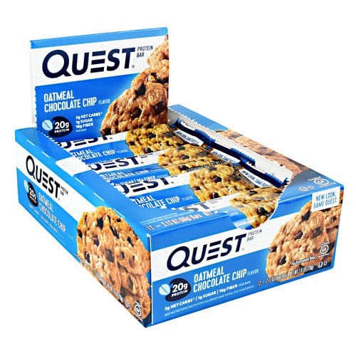 Quest Nutrition Quest Protein Bar Oatmeal Chocolate Chip 12 ea - Quest Nutrition
