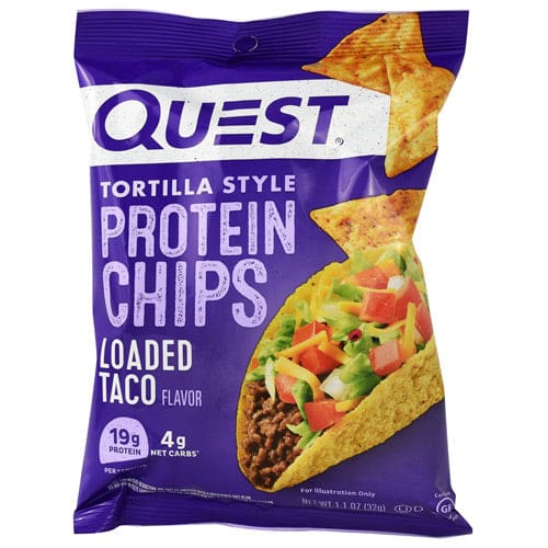 Quest Nutrition Protein Chips Loaded Taco 8 ea - Quest Nutrition