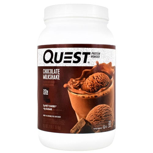 Quest Nutrition Protein Powder Chocolate Milkshake 3 lb - Quest Nutrition
