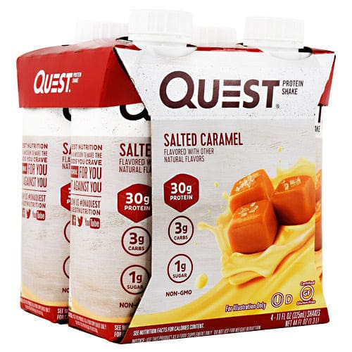 Quest Nutrition Protein Shake Rtd Salted Caramel 12 ea - Quest Nutrition
