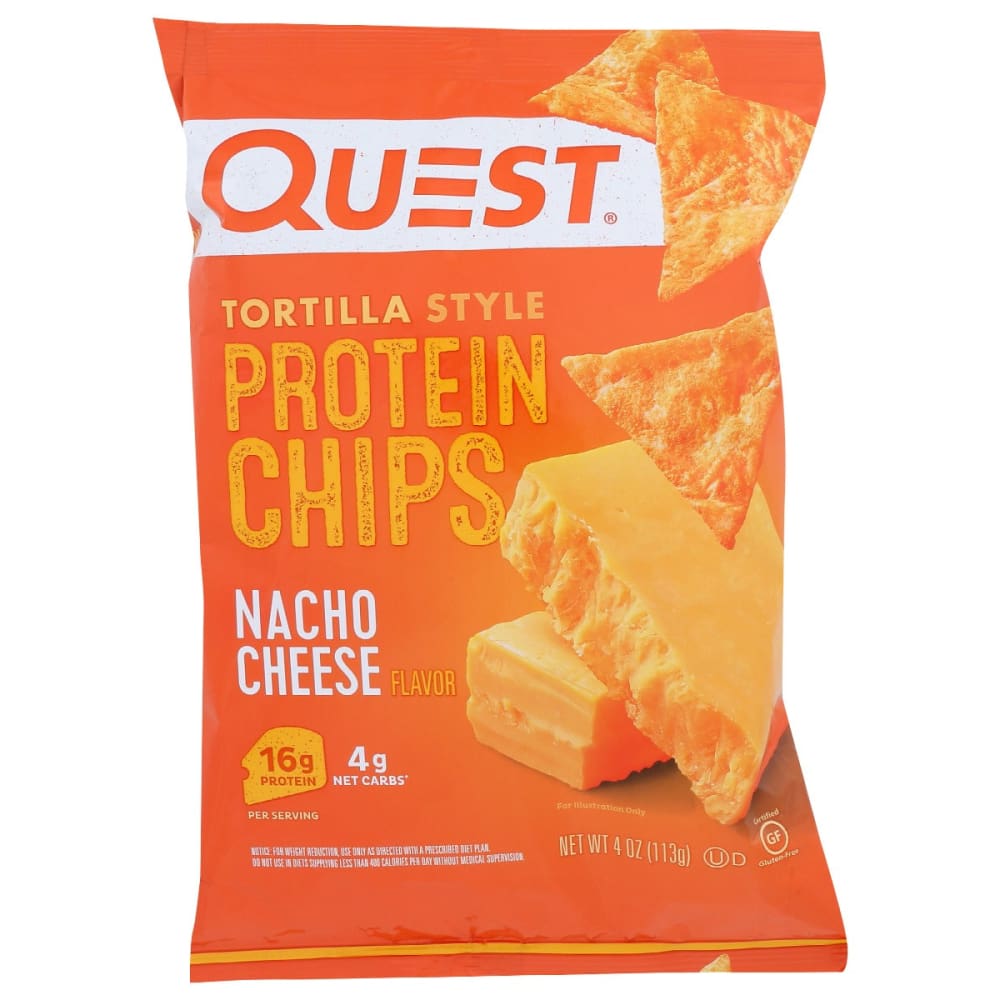 QUEST: Tortilla Nacho Protein Chips 4 oz - Grocery > Snacks > Chips - Quest