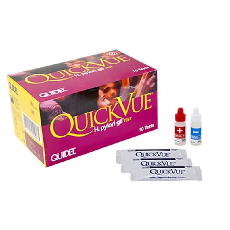 Quidel Quickvue H Pylori Gii Test Box of 10 - Diagnostics >> Test Kits and Supplies - Quidel