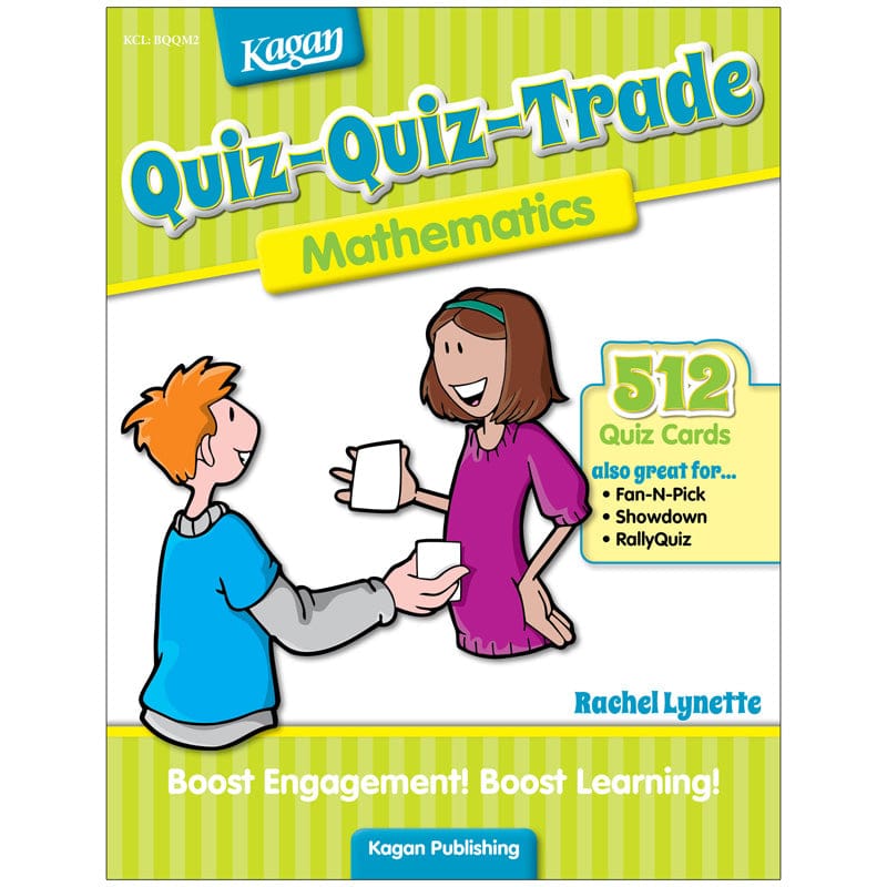 Quiz-Quiz-Trade Mathematics Gr 2-4 (Pack of 2) - Activity Books - Kagan Publishing