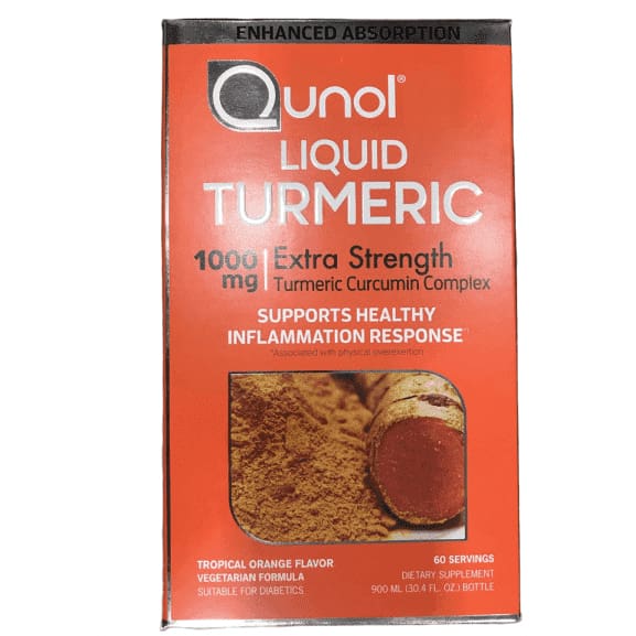 Qunol Liquid Turmeric,  60 Servings - ShelHealth.Com