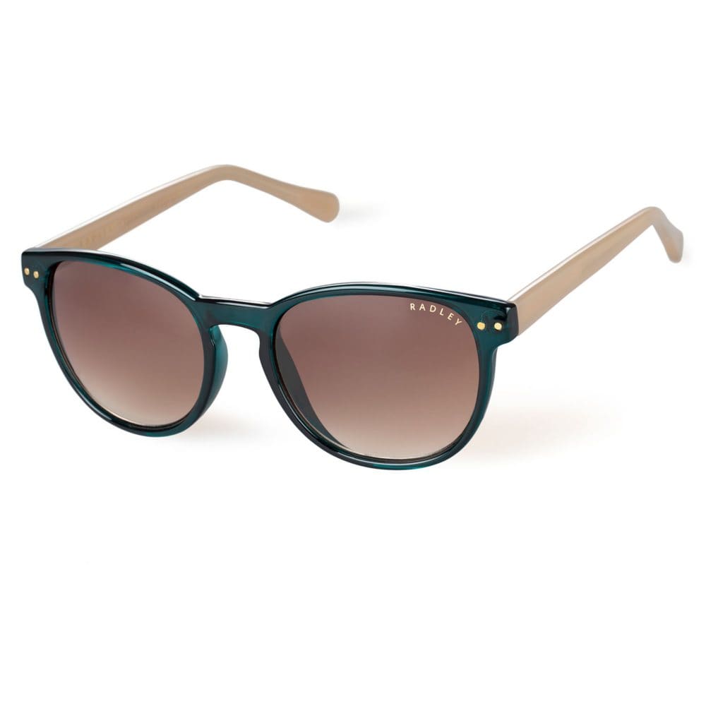 Radley London Una Round Sunglasses Dark Green 107P - Prescription Eyewear - Radley