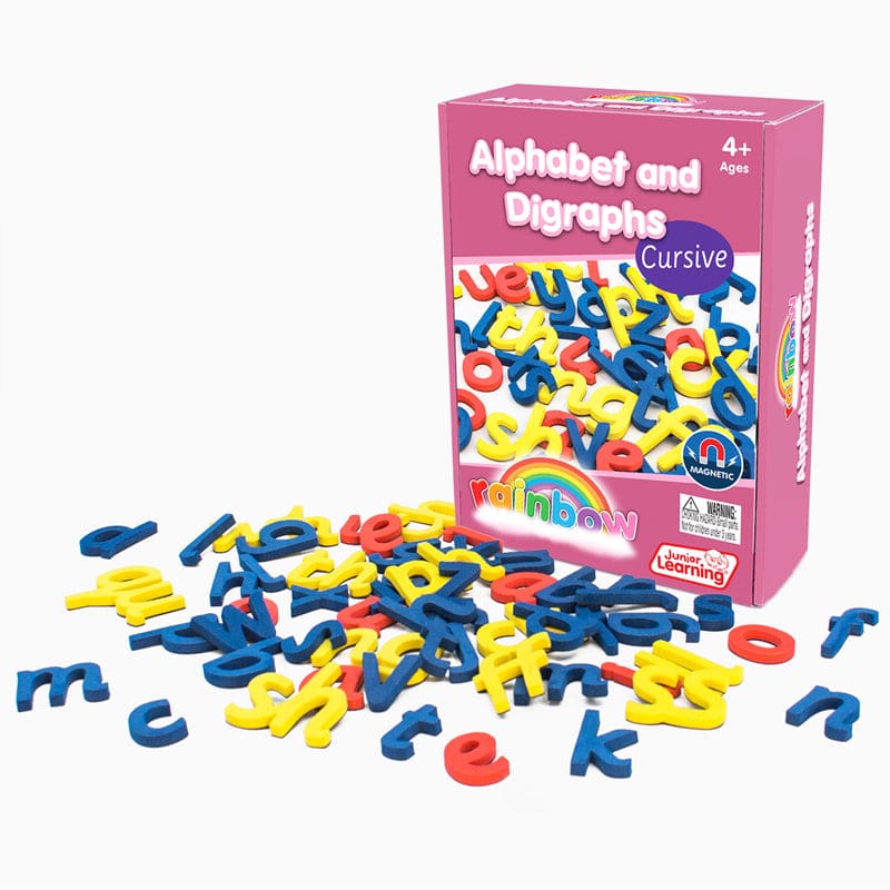 Rainbow Alphabet & Digraphs Cursive (Pack of 6) - Letter Recognition - Junior Learning