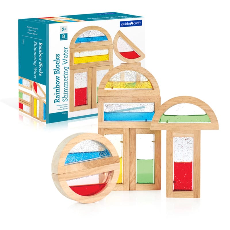 Rainbow Blocks Shimmering Water - Blocks & Construction Play - Guidecraft Usa