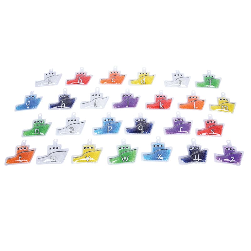 Rainbow Gel Alpha Boats - Letter Recognition - Learning Advantage