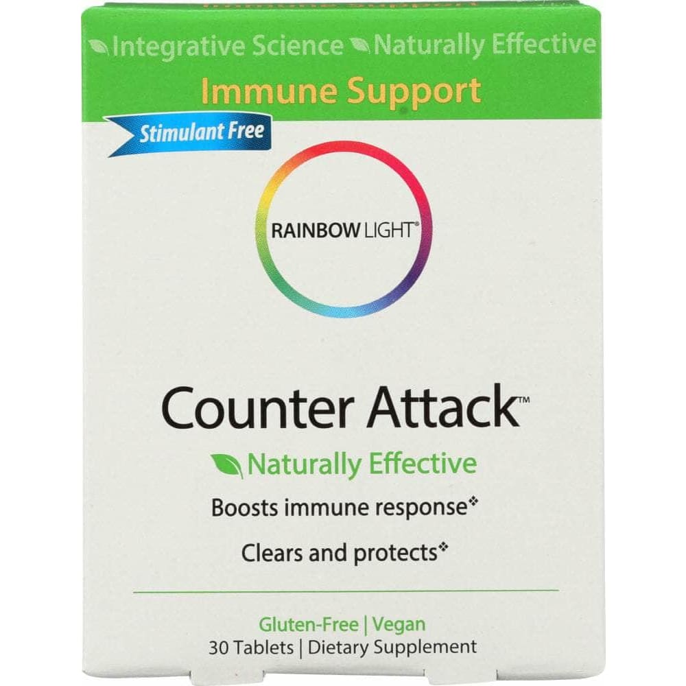 RAINBOW LIGHT Herbs & Homeopathic > HERBAL FORMULAS > HERBAL FORMULAS COLD & FLU & IMMUNE RAINBOW LIGHT Counter Attack, 30 Tablets