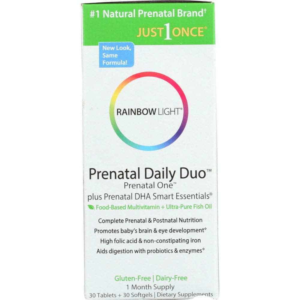 RAINBOW LIGHT Vitamins & Supplements > Vitamins & Minerals RAINBOW LIGHT: Rainbow Light Prenatal 1 DHA Combo, 30 pc