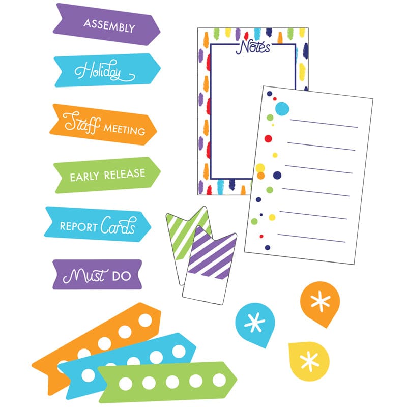 Rainbow Plannr Accents Sticker Pack Sparkle And Shine (Pack of 12) - Stickers - Carson Dellosa Education